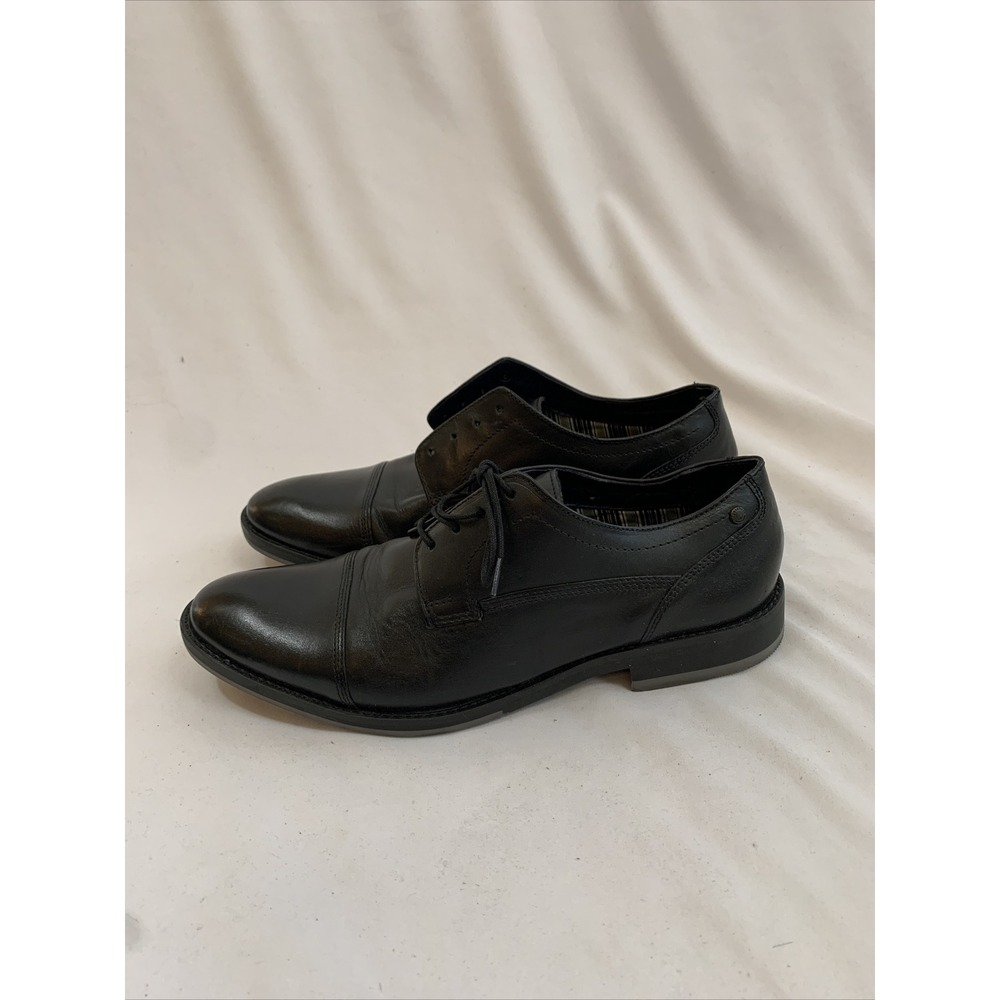 Base London Men's Thorpe Black Leather Oxfords Lace Up Shoes Size 42 US 9